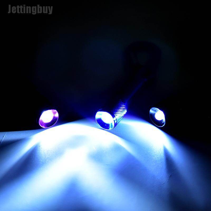 [Jettingbuy] Móc Khóa Đèn Pin Mini Đèn Pin Bỏ Túi LED Đèn Pin