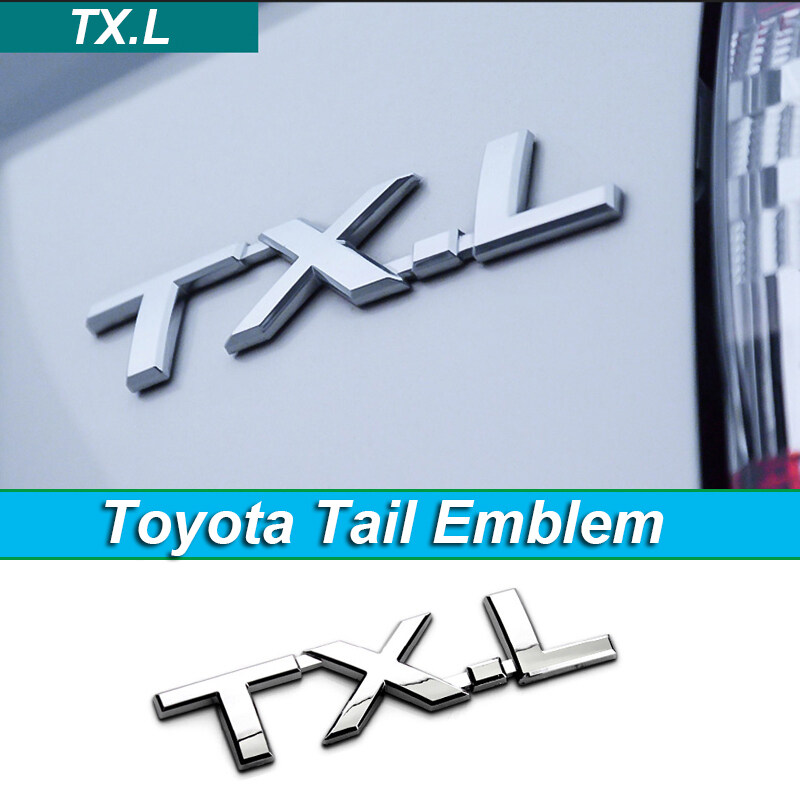 1 car trunk English car tail stickers modified letters 3D stereo TXL
