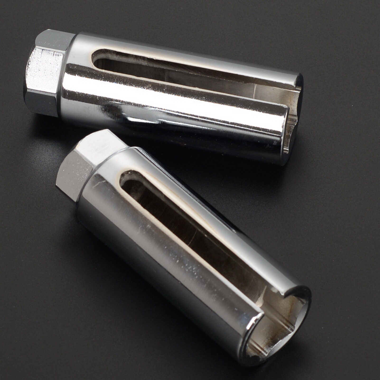 Farfi Oxygen Sensor Remover High Hardness Corrosion Resistant Electroplated Surface Car Maintenance Professional Oxygen Sensor Socket Remover Gadget Factory Supplies Car Socket Wrench