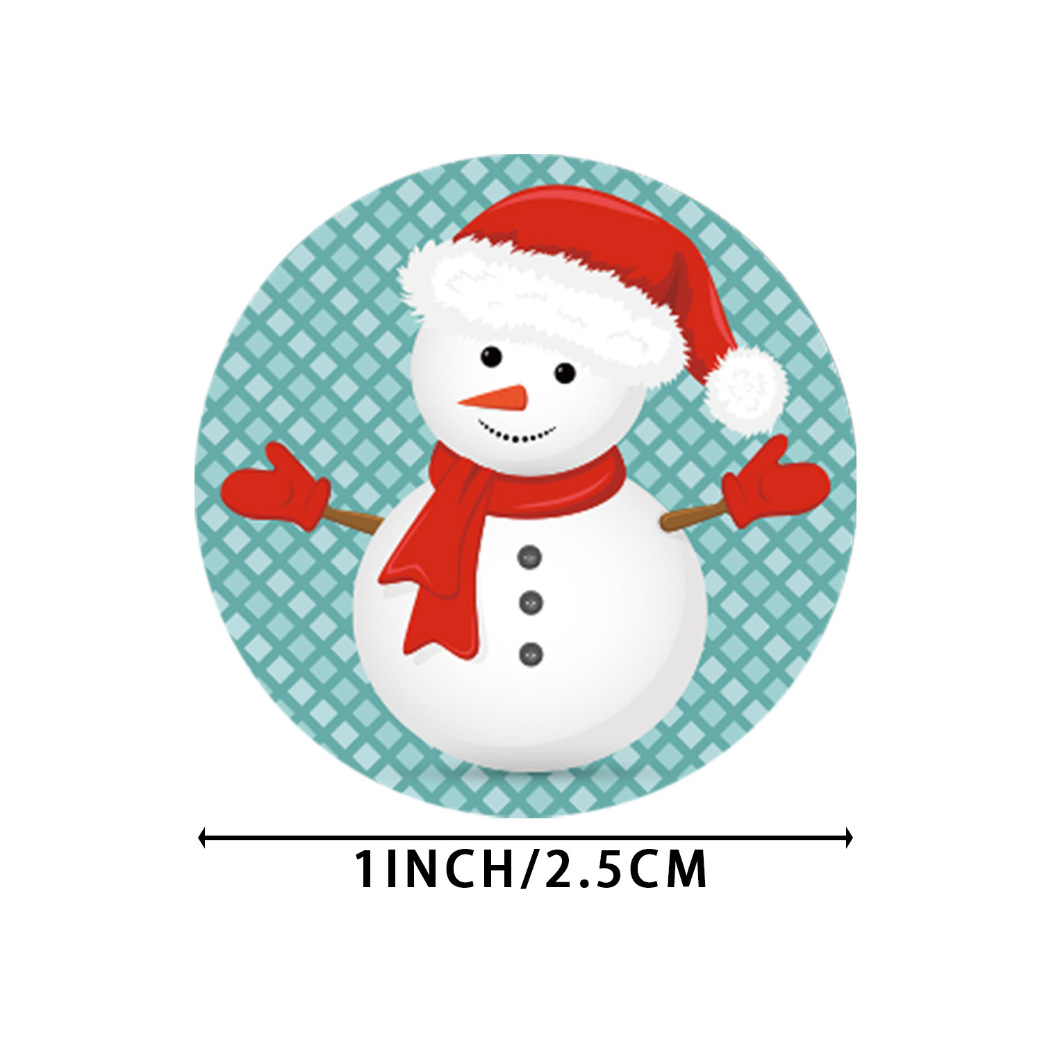 (Super Fan) 500pcs 8 Designs Merry Christmas Thank You Stickers Seal ...