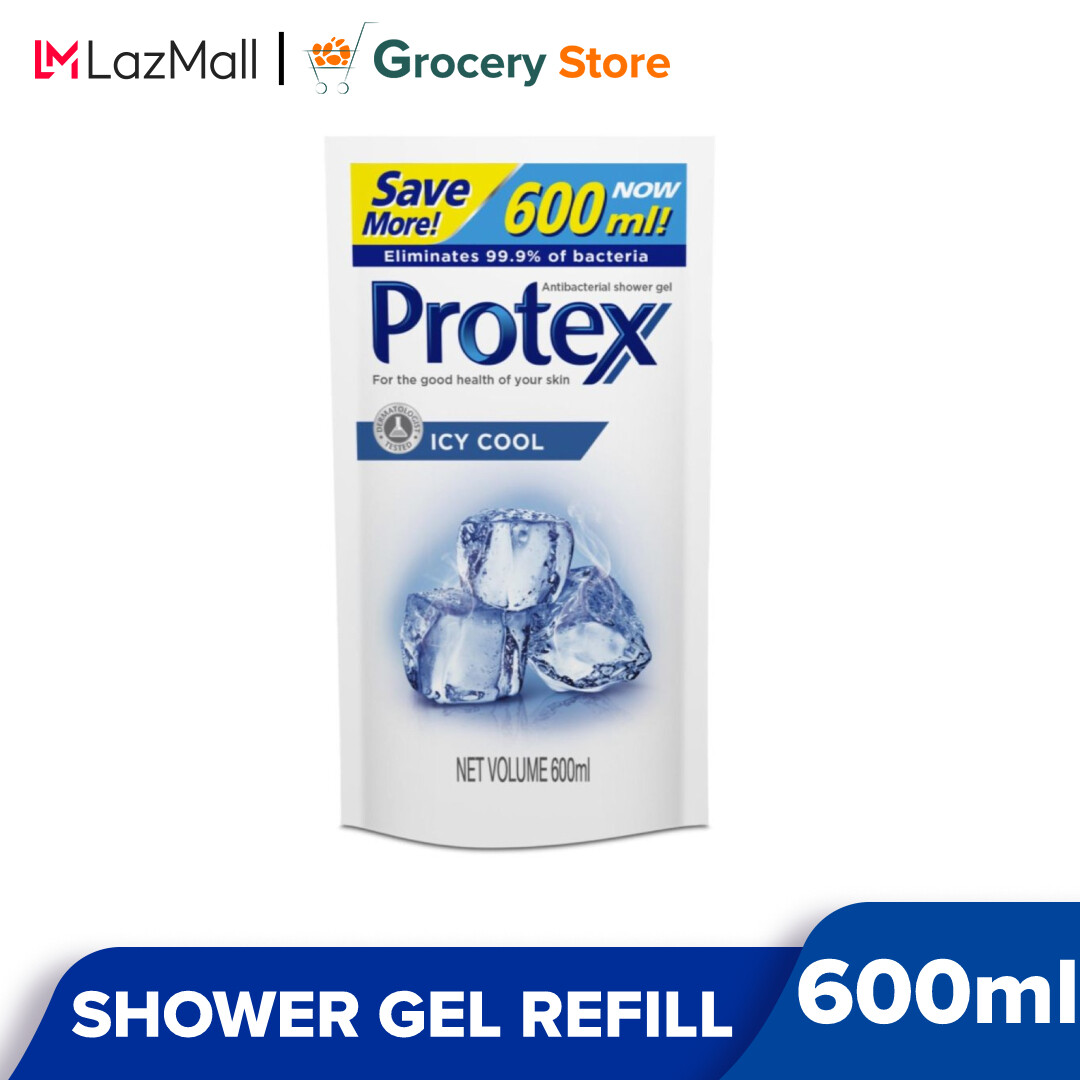 Protex Icy Cool Antibacterial Shower Gel 600ml Refill Lazada