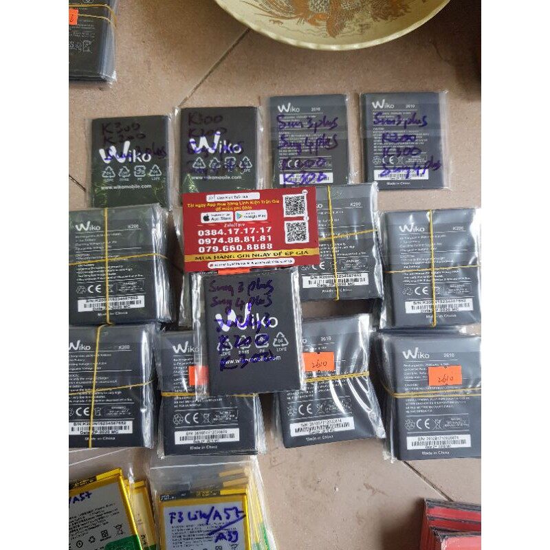 Pin Wiko Sunny3 Plus/K200/K300/Sunny4 Plus/Jerry 4