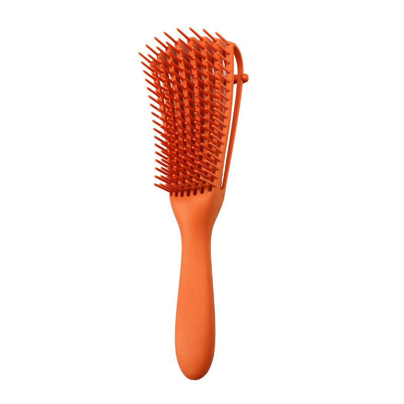 Lược chải tóc gỡ rối bạch tuộc chải tóc màu hồng tím massage Lược chải tóc xoăn tóc ướt Lược Lược gỡ rối tóc dày lượn sóng