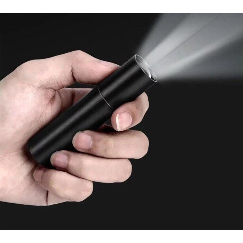 [Hot sale] original USB rechargeable powerful mini torch super bright mini torch powerful 3 modes zoomable flashlight for outdoor activities hiking camping H * unting