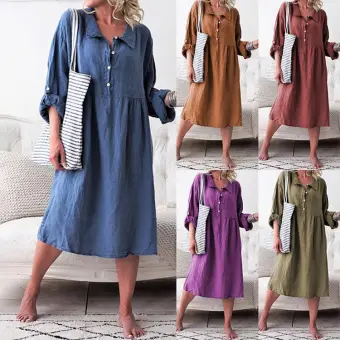 mid length casual dresses for women