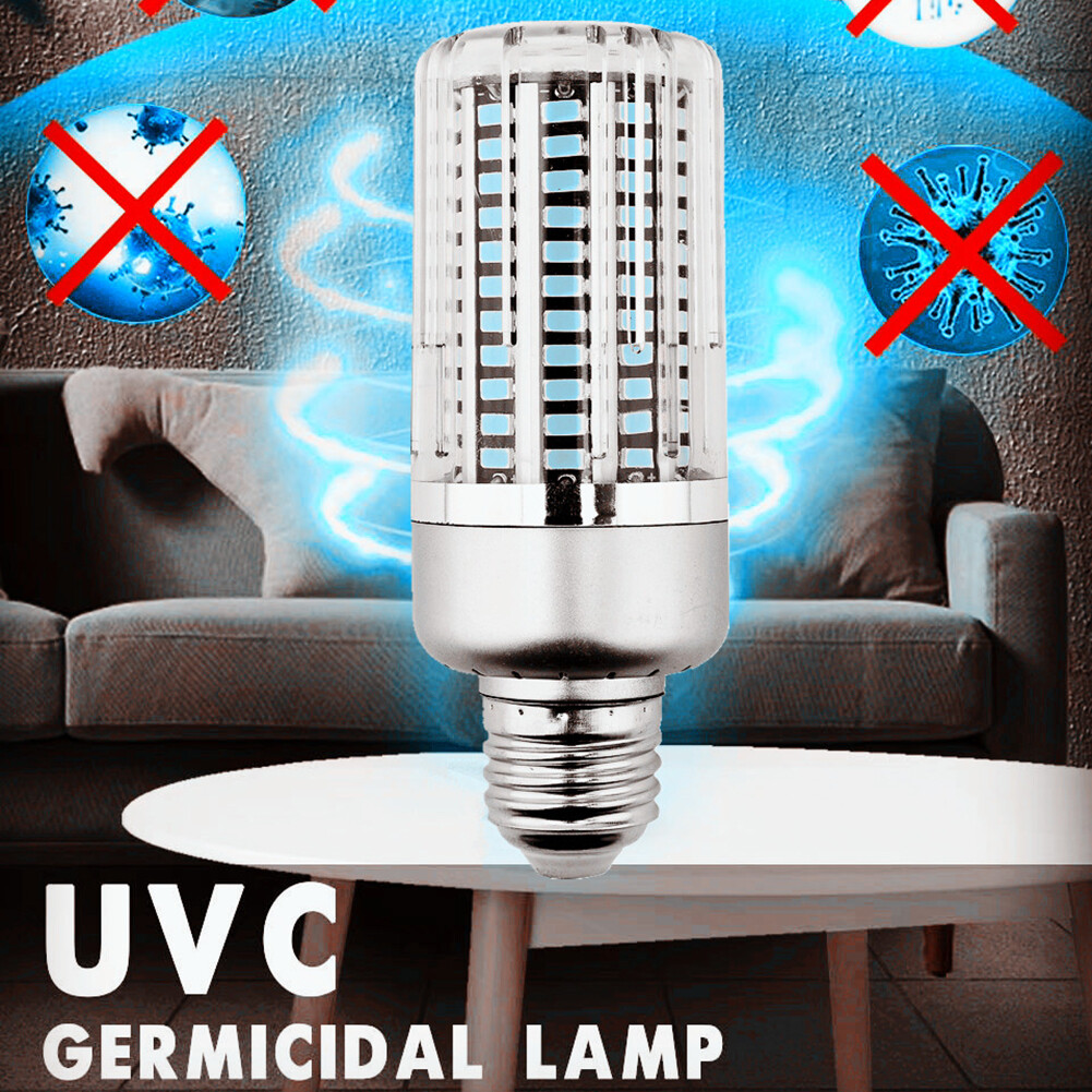 E27 40W 130 LED UV Germicidal Lamp Kill Dust Sterilize Disinfection Light