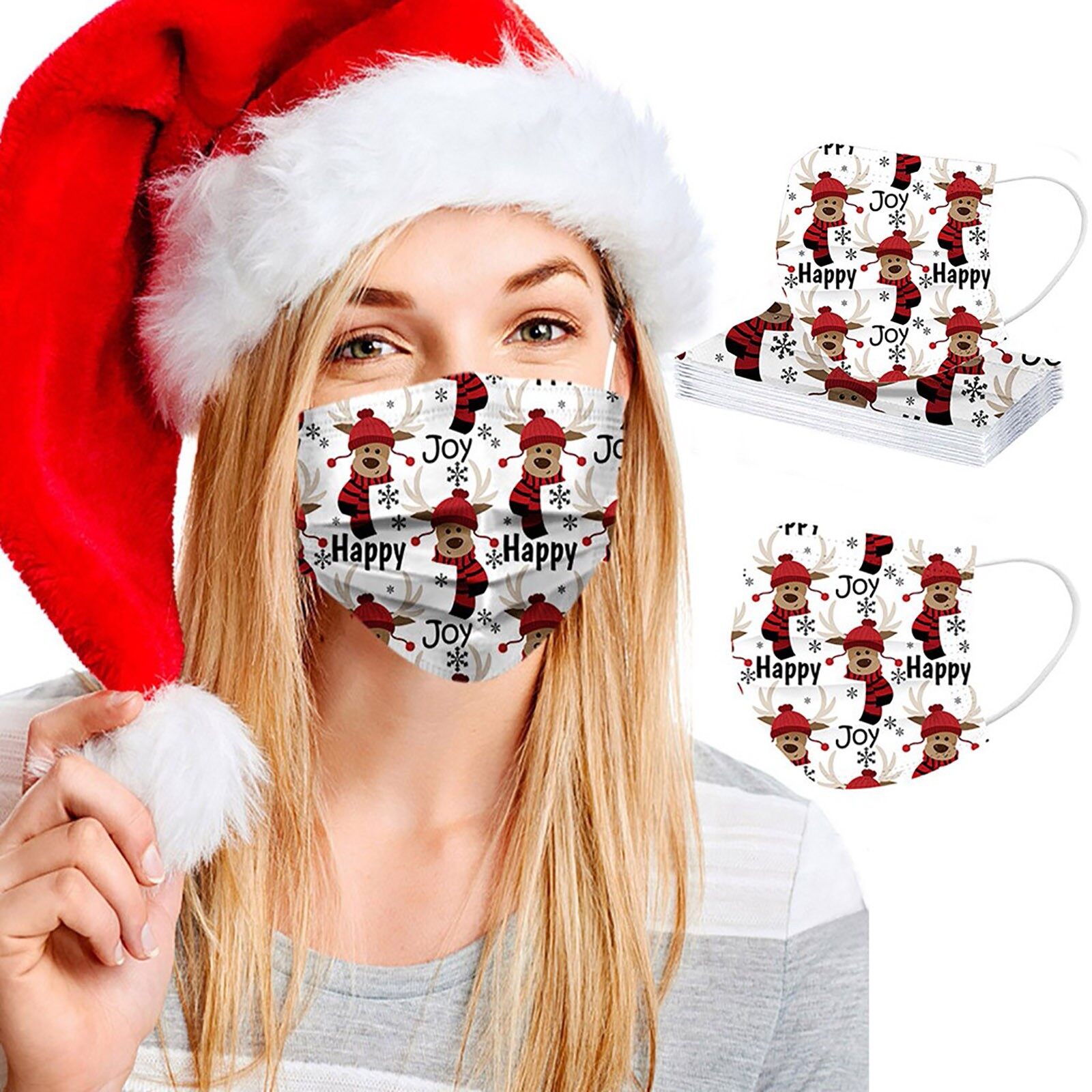 Ready to soonChristmas mask, Adult mask, dustproof