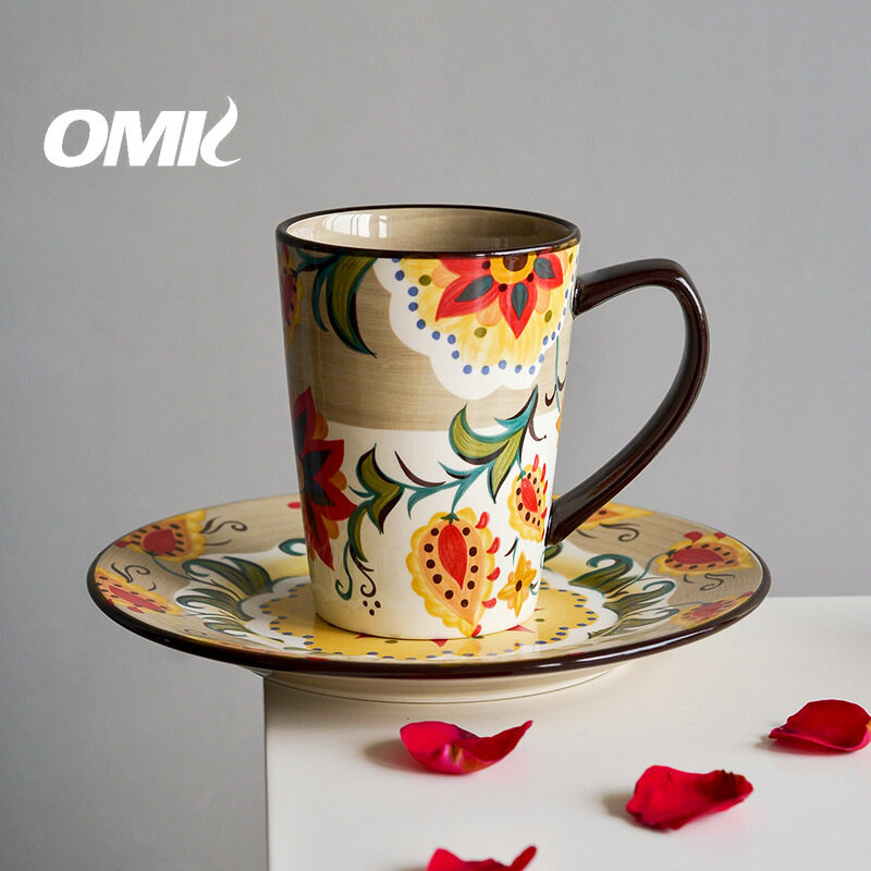 Omk phong cách Mỹ gốm 380ml cốc cốc cà phê