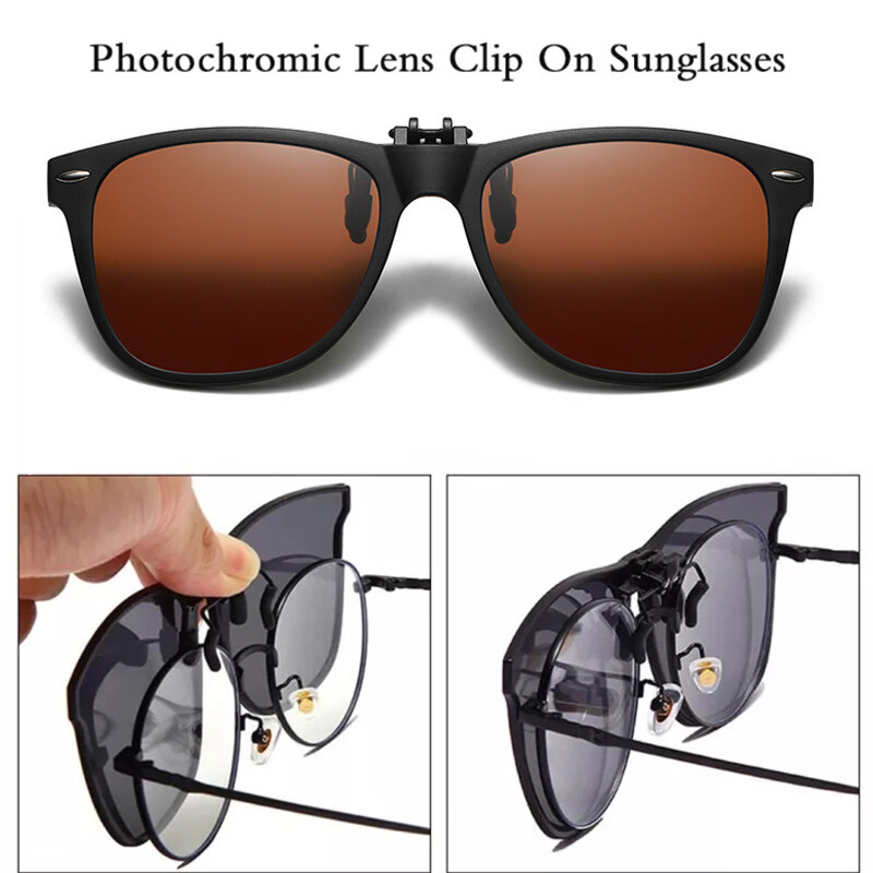 Polarized Clip Lens For Glasses Men And Women When Photochromic Lens Clip On Sunglasses Lens Anti glare Eyewear Clip Solaire Pour Lunettes De Vue Lazada Lazada PH