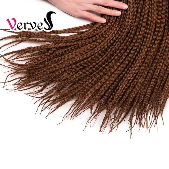 Crochet Braids 24 Inch Box Braid Ombre Synthetic Braiding Hair