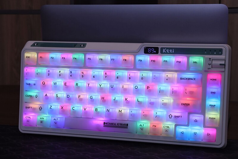 Màu Trắng Sữa Shine Through Keycap 122 Phím Cherry Profile PC Cho Công Tắc Cherry MX Bàn Phím Cơ Keychron/RK61/GK61/Anne Pro 2