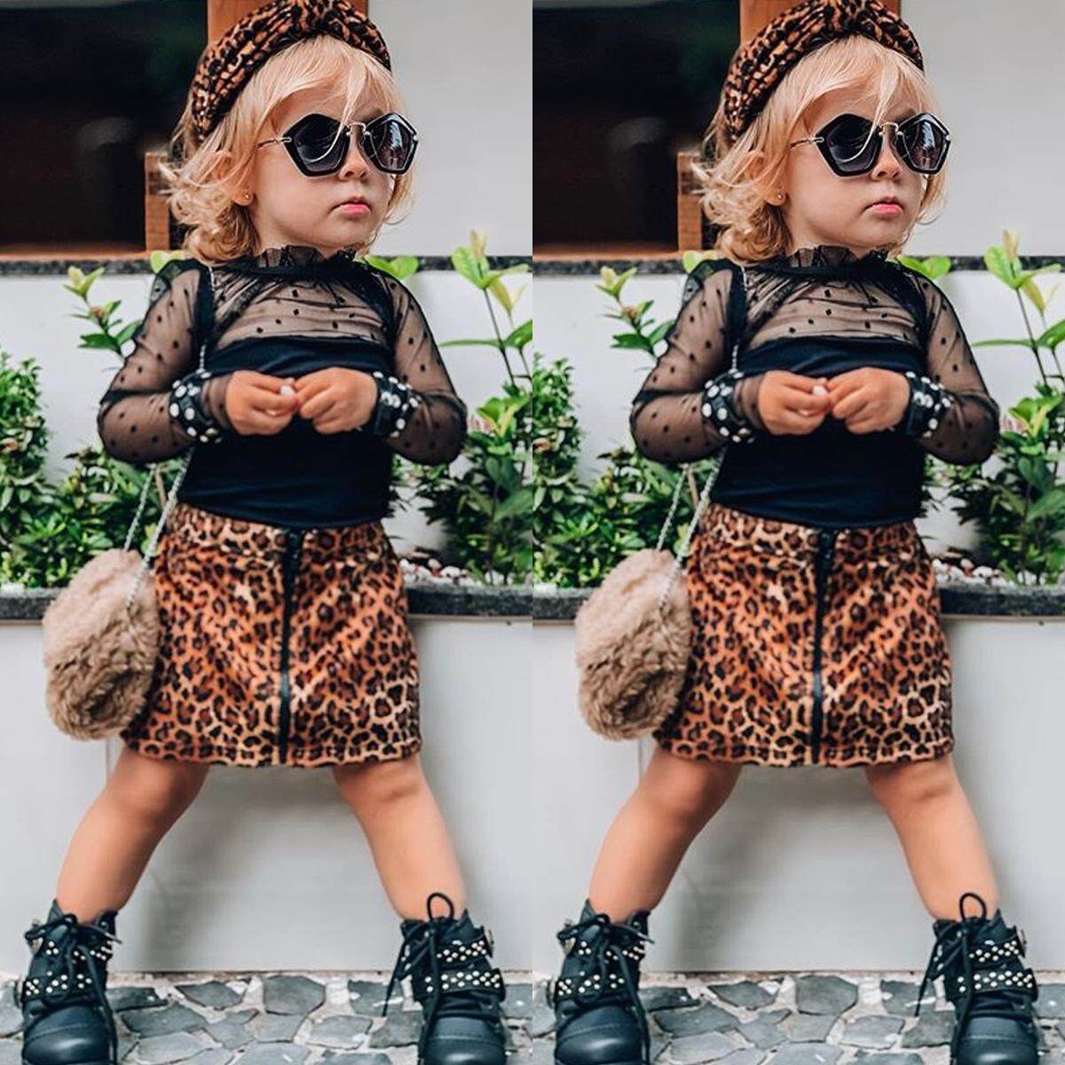 baby girl leopard print tracksuit