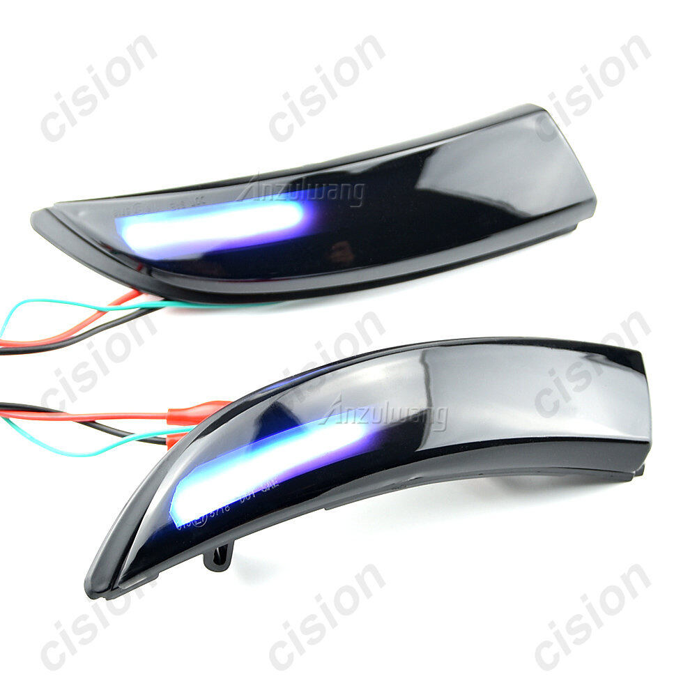 1 Pair Dynamic Turn Signal Light LED Side Rearview Mirror Sequential Indicator Lamp For Ford Fiesta MK7 2008-2017 B-MAX B232