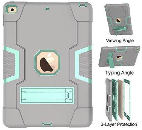 Ốp Phát Hành Cho Apple iPad 10.2 2019 2020 2021, ốp Bảo Vệ Chống Rơi Gồ Ghề Chống Sốc Kiểu Áo Giáp 3 Lớp Kết Hợp Chân Đế Cho iPad Mới 2019 Thế Hệ Thứ 7 10.2 2019 / iPad 10.2 2020 Ốp Ipad Thế Hệ Thứ 8 iPad 9th 2021