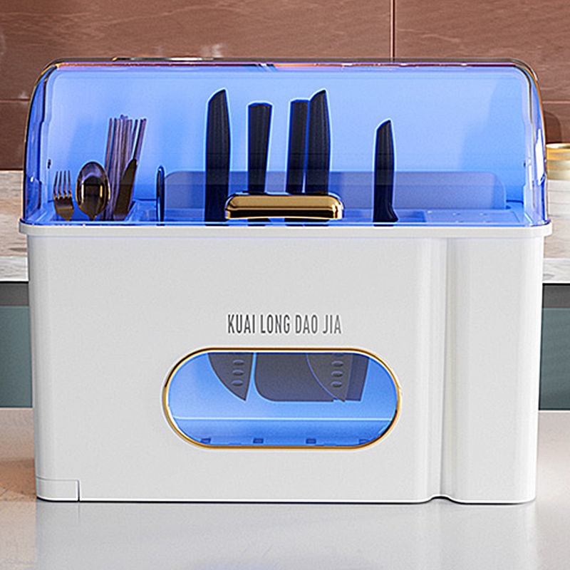 Ultraviolet disinfection tool post multifunctional drying tool to receive a frame to put chopsticks tube kitchen drop board chopping block