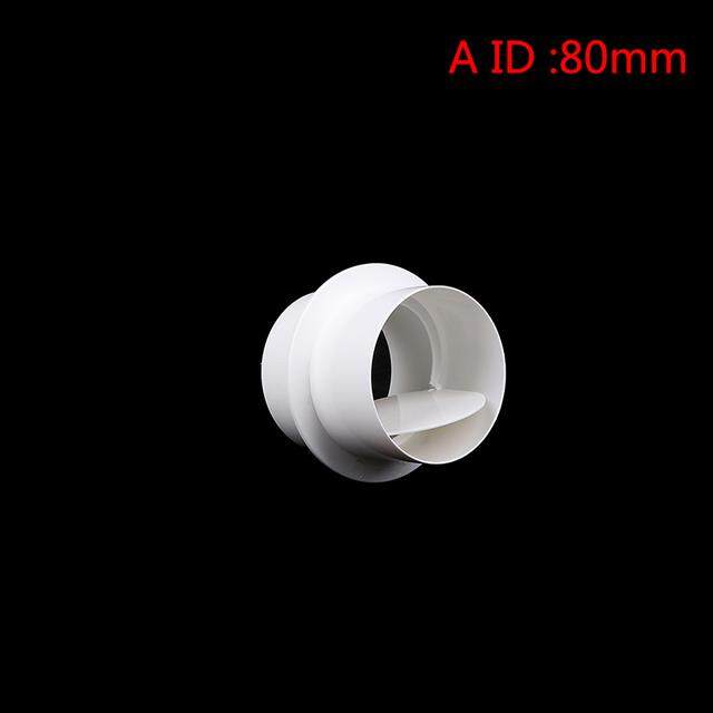 Mm Pvc Exhaust Fan Check Valve For Bathroom Kitchen Round Pipe