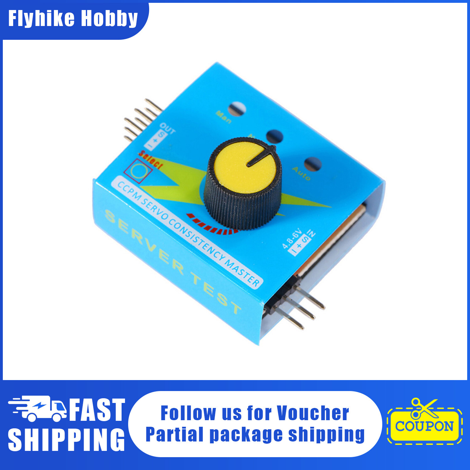 1/2 pcs Multi Servo Tester 3CH ECS Consistency Speed Controler Power Channels CCPM Meter For Rc Drone Car Boat Airplane Models