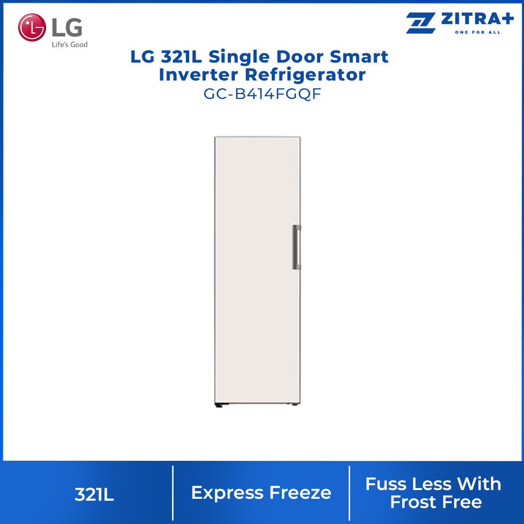 LG 321L Single Door Smart Inverter Upright Freezer GCB414FGQF Multi