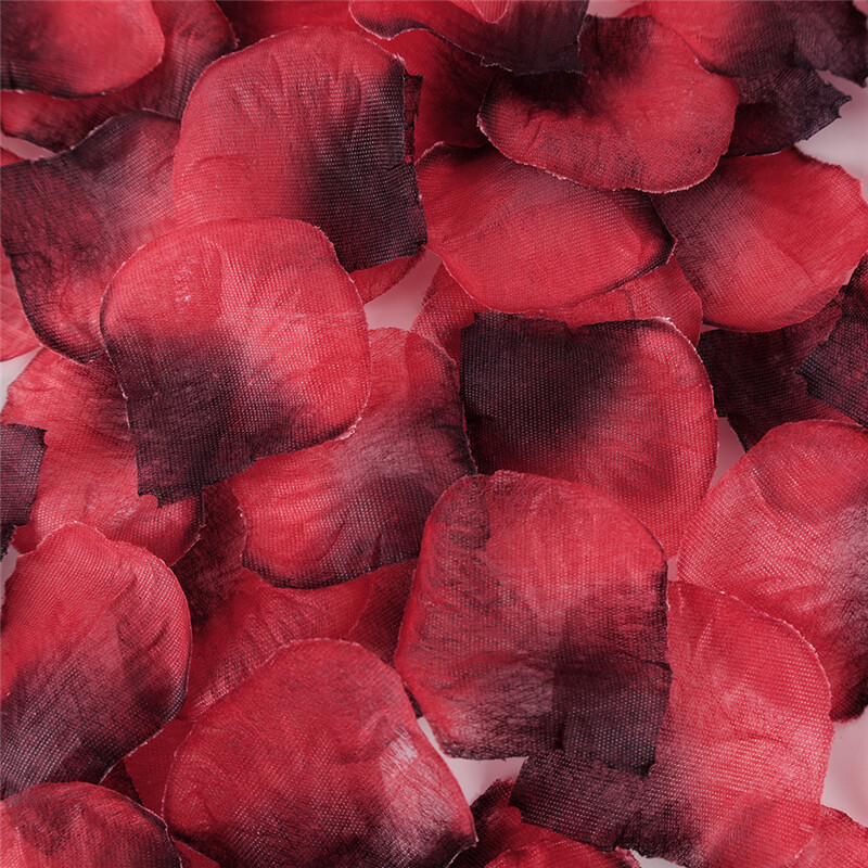 100PCS Artificial Rose Flower Petals Simulation Rose Petals for Valentine's Day Birthday Wedding Decoration Flower