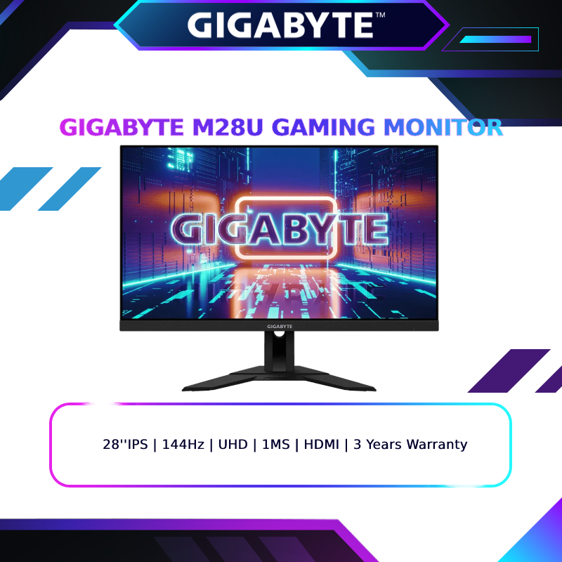 Gigabyte MONITOR M28U ( 28'' SUPERSPEED IPS / 4K UHD HDR READY / 1MS