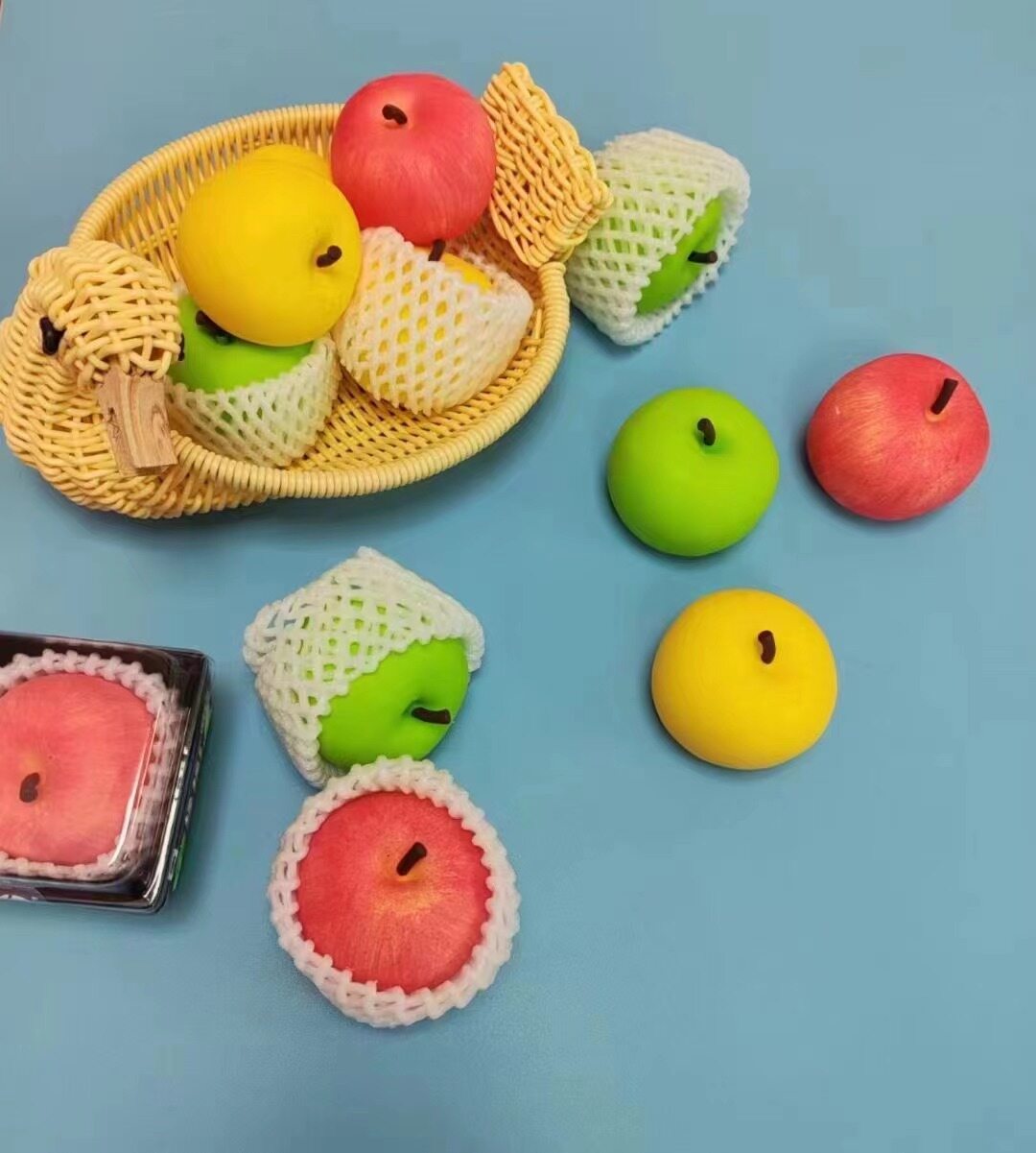 Mô phỏng mới Apple giải nén đồ chơi trái cây giải nén prank kéo dài đồ chơi