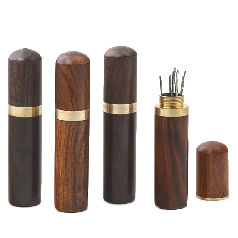 Q & R 24 Cái/bộ Mù Người Già Kim-Side Lỗ Pin Dụng Cụ Kim Khâu Ren Tay