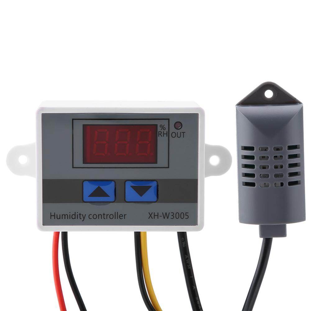 chasoee【kho hiện tại】Bộ Điều Khiển Công Tắc Đo Độ Ẩm Kỹ Thuật Số XH-W3005 Cảm Biến Độ Ẩm 0-99% RH 12/24/220V 12V