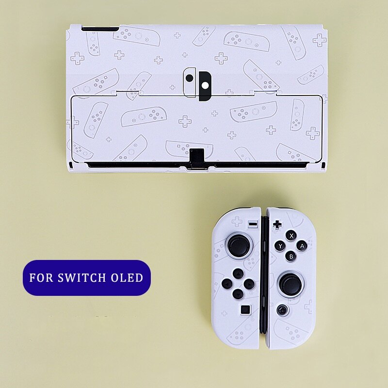 Cute Bear Rabbit Cartoon Switch OLED Protective Shell Soft TPU Cover for Nintendo Switch OLED NS Joy-Con Controller Case