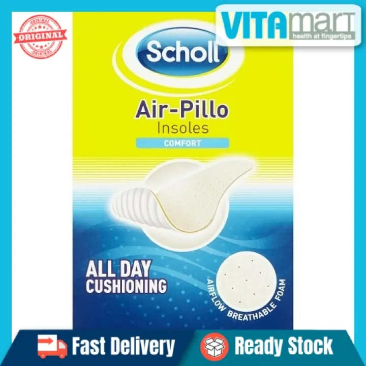 scholl air pillo comfort insoles