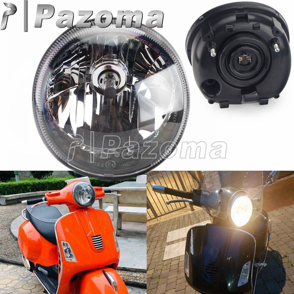 Motorcycle round headlight high low beam front light headlamp for gts300 gt gts 125 200 250 300 scooter head lights lamp 58265r