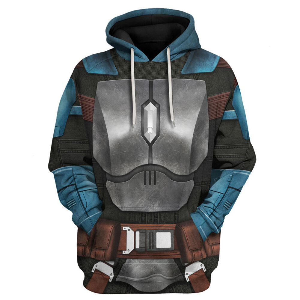 Bo-Katan Kryze Cosplay Pullover Hoodie 3D Printed Hooded Sweatshirt Men Women Casual Streetwear Pullover