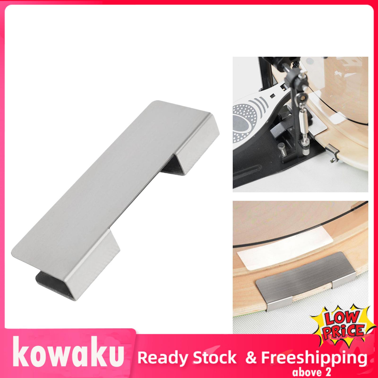 Kowaku Bass Drum Hoop Protection Stainless Steel Spare Parts for Bass Drum