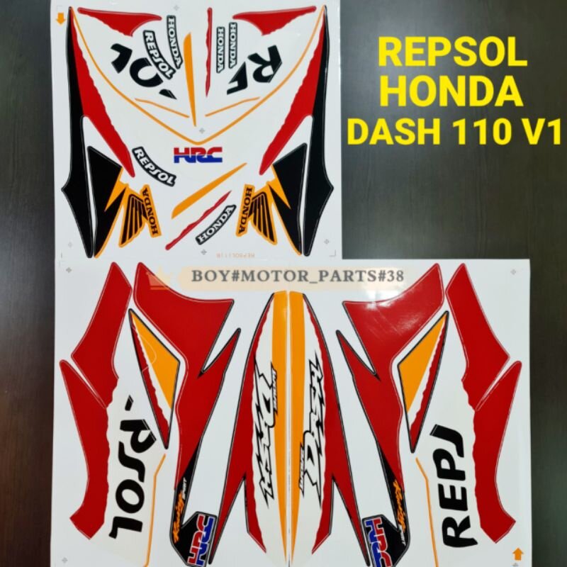 Buy Sticker Moto Honda Dash Repsol online  Lazada.com.my