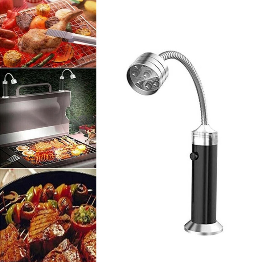 LED Bendable BBQ Grill Flashlight Super Bright BBQ Base Lighting Hose Light Lazada PH