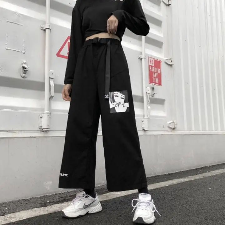 Baggy pants with belt Clearance