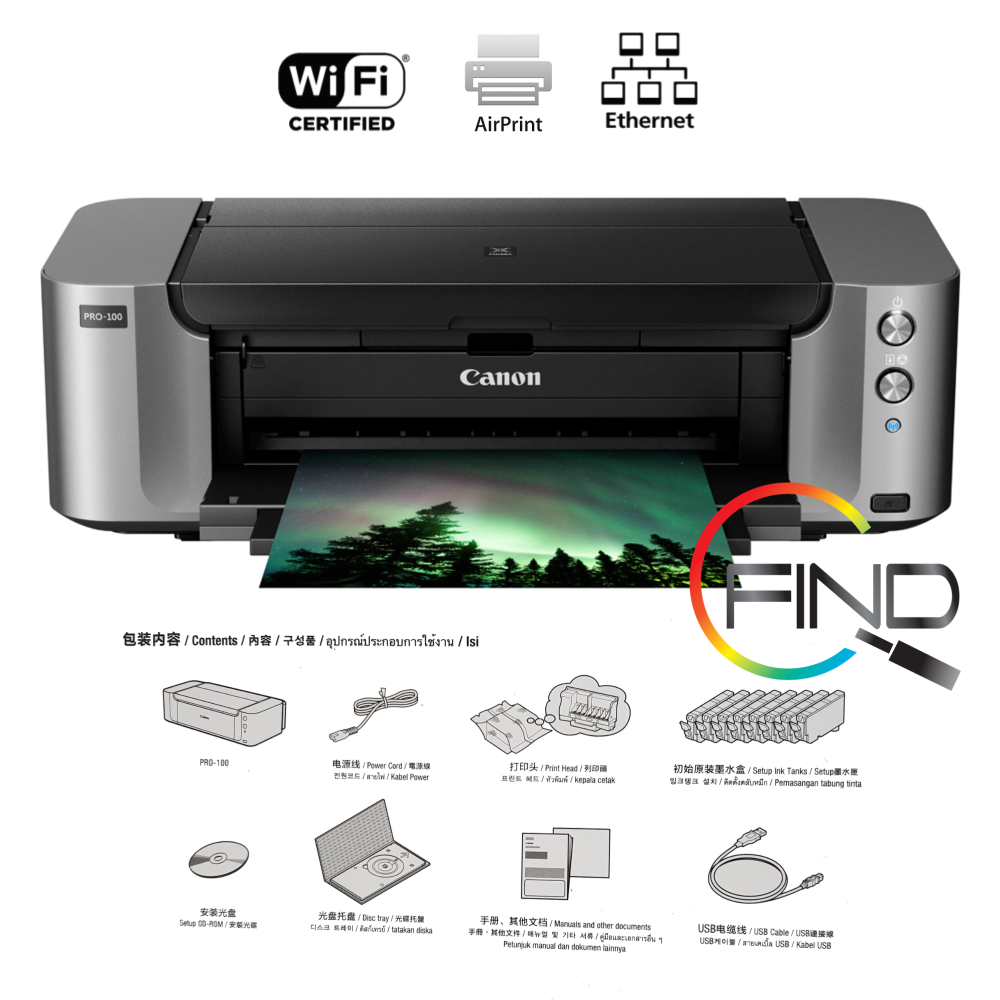 CANON PIXMA PRO-100 A3+ SIZE 