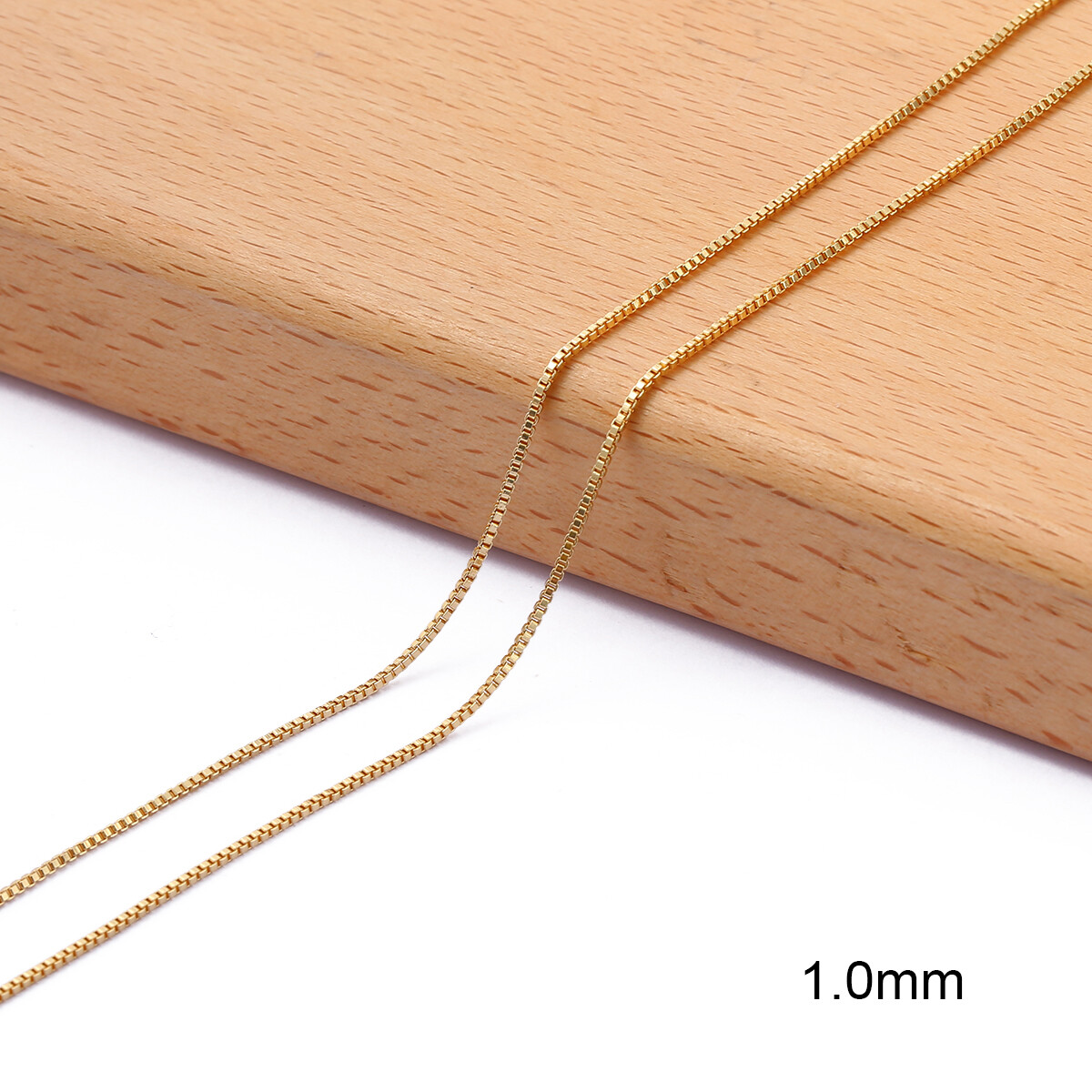 1 Meter/String 18k Gold Plated Copper Twist Chain Double Buckle Flat Flower O Chains For DIY Bracelet Necklace Sunglasses Chains Jewelry Findings