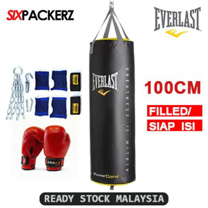 empty everlast punching bag