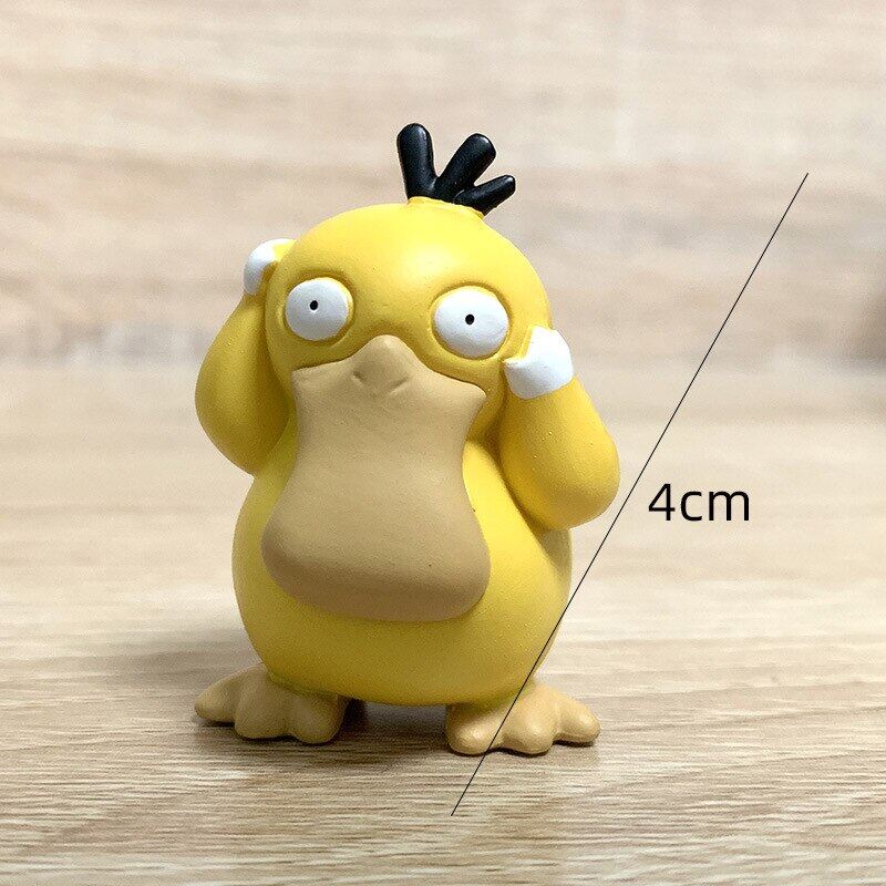 Pokemon Mini Figures Pikachu Charmander Bulbasaur Squirtle Eevee Vulpix Popplio Abra Rockruff Chespin PVC Figure Toys Gift