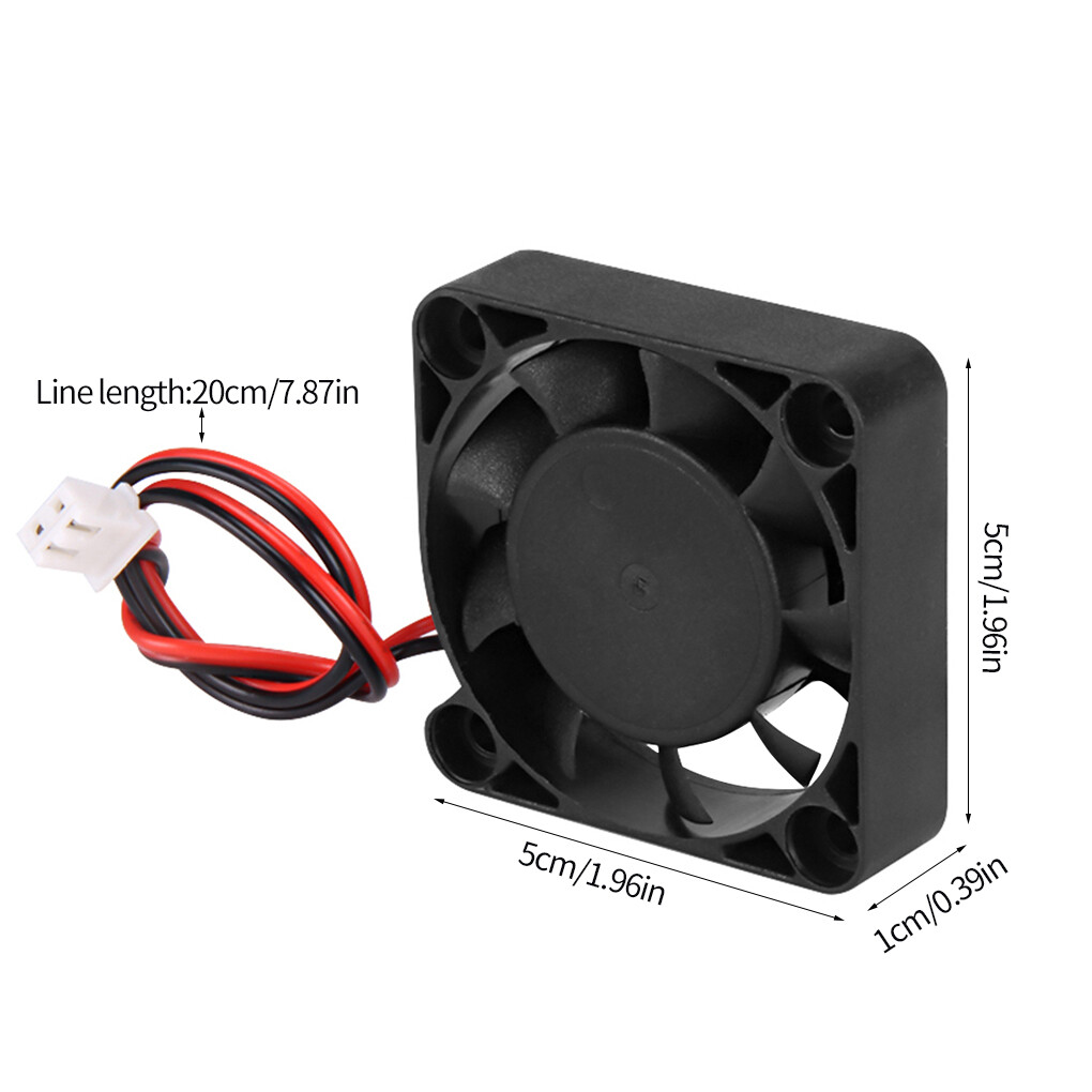 Printer CPU Cooler 3D Cooling Fan Computer USB Fan Plastic Cooling Computer Cabinet