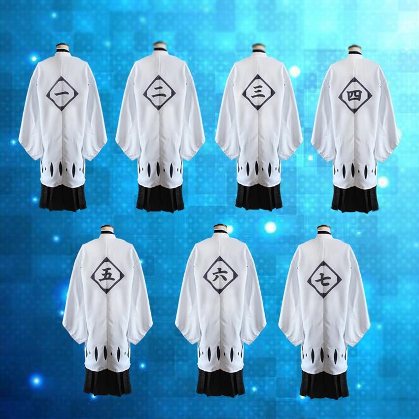 715★Anime Bleach Cosplay Costumes Kurosaki ichigo White Cloak Halloween Carnival Party Game Costume Haori