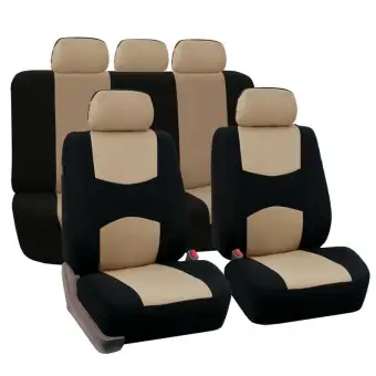 Congshuo Elec Charcoal Car Seat Covers Set Universal Fit For Sedan