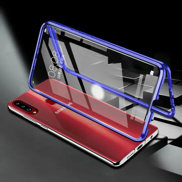 Untuk Samsung Galaxy A10s Magnetik Mewah Bersisi Ganda Sarung Hp Kaca Keras Depan Belakang Kaca 360 Cover Belakang Pelindung Penuh Lazada Indonesia