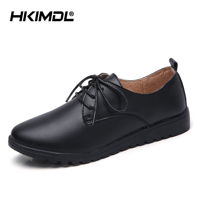 HKIMDL 2020 Women Winter Casual Sneakers Shoes Women Wedge Genuine Leather
