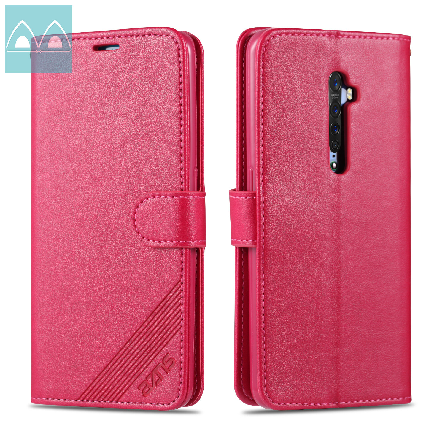 For Oppo Reno 2F / Oppo Reno 2Z FLuxury Wallet PU Leather Phone Case Book Flip Protective Cover Casing For Reno 2Z/2F