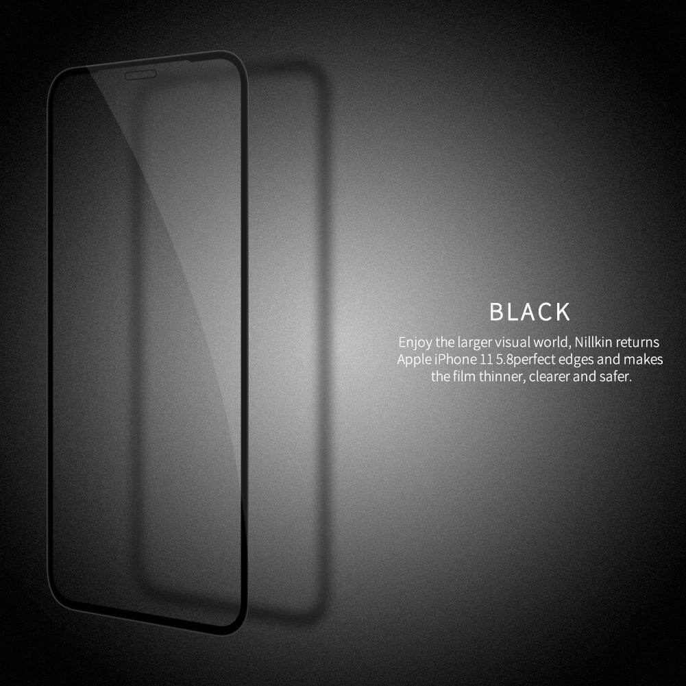 Nillkin kính cường lực bảo hiểm đầy đủ cho iPhone 11 Pro Max X XS Max XR 0.33mm 2.5D CP+PRO chống dấu vân tay hoàn toàn bao gồm miếng phim bảo vệ màn hình