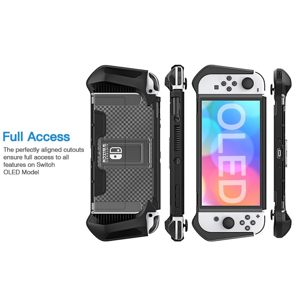Ốp Lưng Nintendo Switch OLED Có Chân Đế Cố Định, Ốp Bảo Vệ TPU Tương Thích Với Ốp Lưng Mô Hình OLED NS Switch
