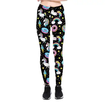 star print gym leggings