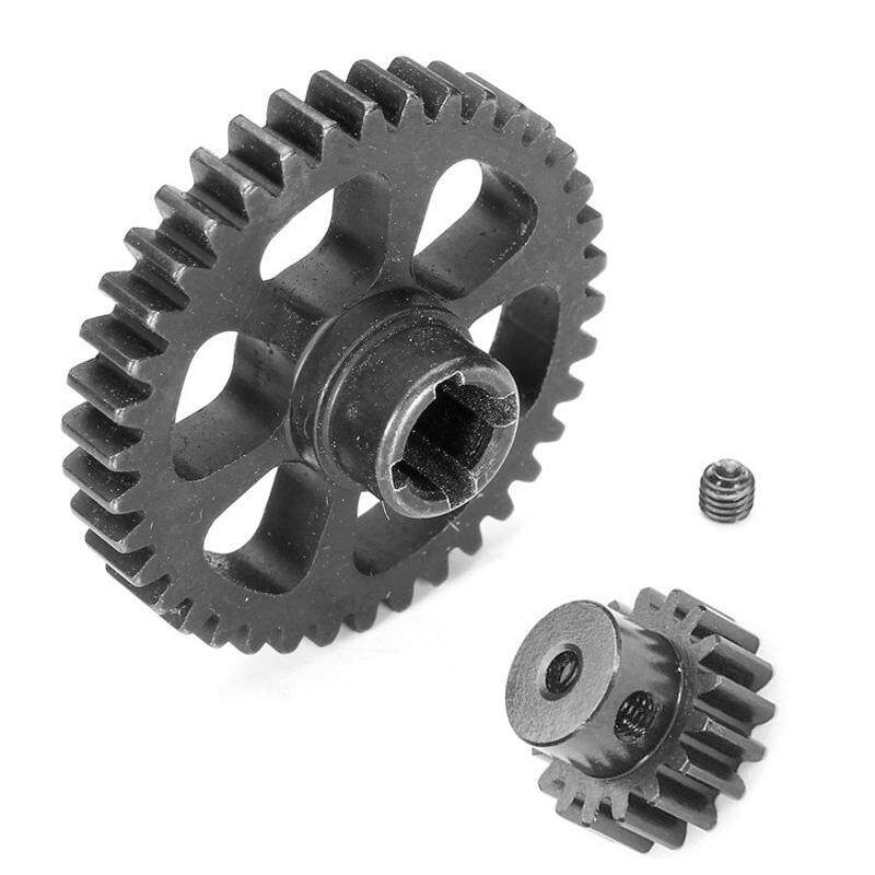 Upgrade Part Metal Reduction Gear + Motor Gear Spare Parts for Wltoys A949 A959 A969 A979 K929 RC Car Remote Control Toy Parts