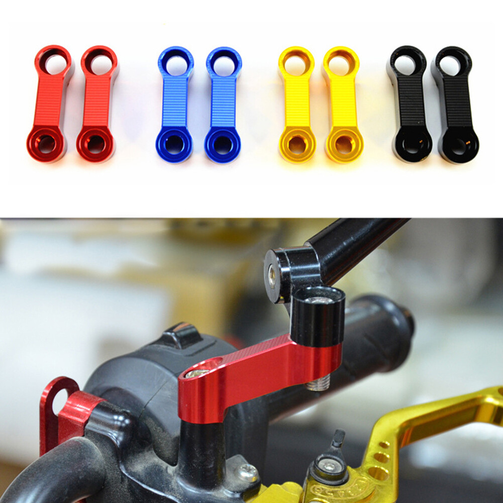 Universal Motorcycle Rearview Mirrors Extension Riser Extend Adapter For Honda CB400 VTEC CB1300 CB1100 CB600F CB500F Moto Parts 10MM 8MM